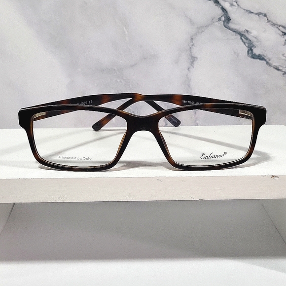 NEW Rx'able Eyeglass Frame, men's large/big/oversized glasses, brown 58-17-150 - Picture 6 of 6